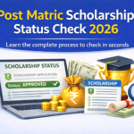 Post Matric Scholarship Status Check 2026