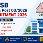 DSSSB Recruitment 2026