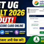 CUET UG Result 2026